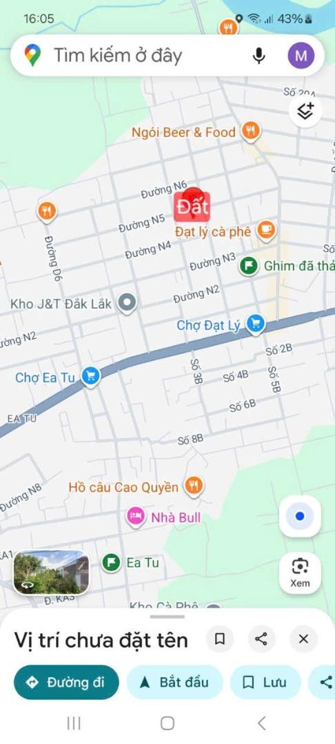 ĐẤT ĐƯỜNG N5 – EATU CỦ- ĐẠT LÝ- PHƯỜNG TÂN AN.
